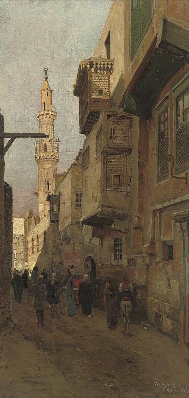 William Graham - A street in Cairo
