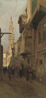William Graham - A street in Cairo