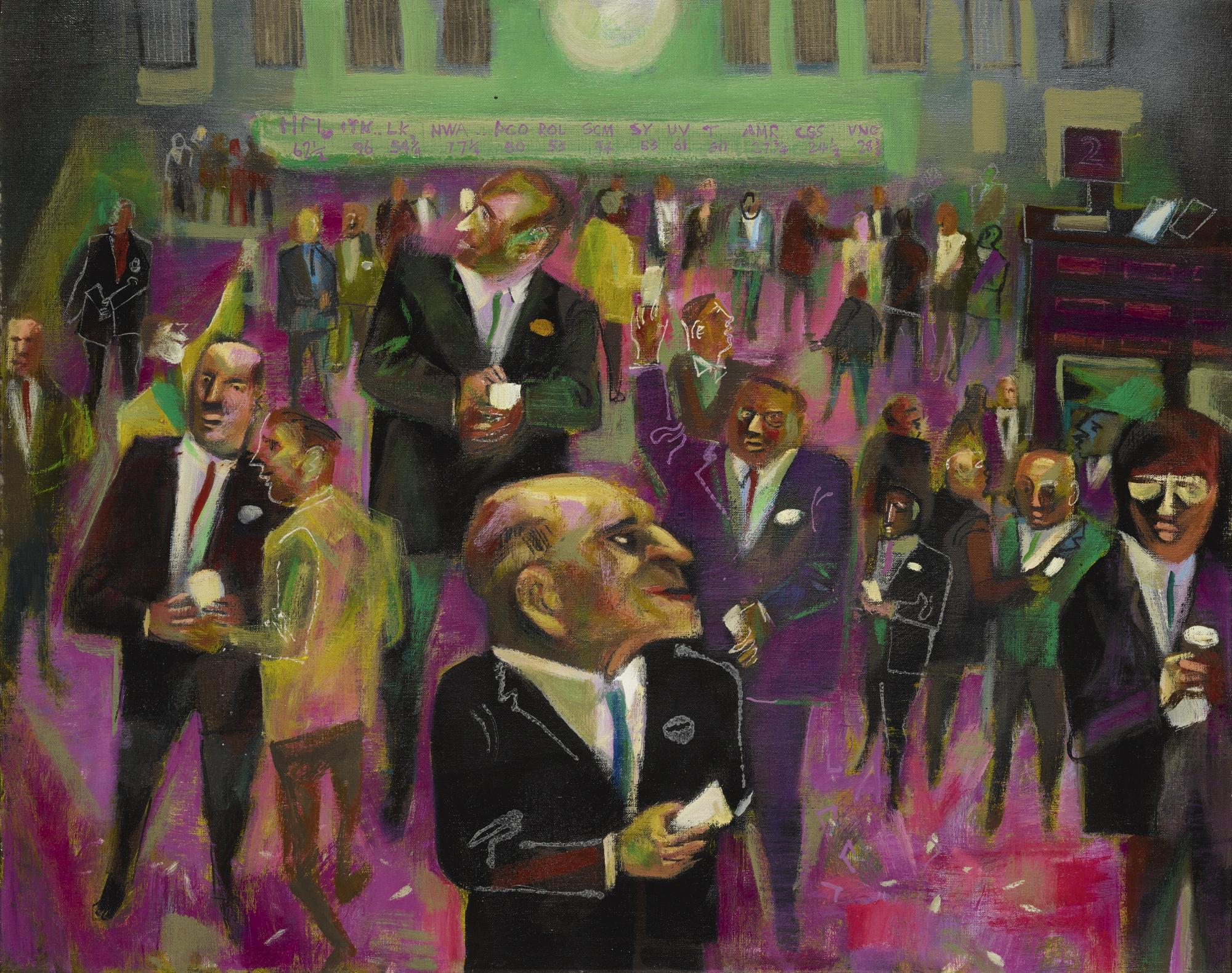 William Gropper - On The Floor No. 2