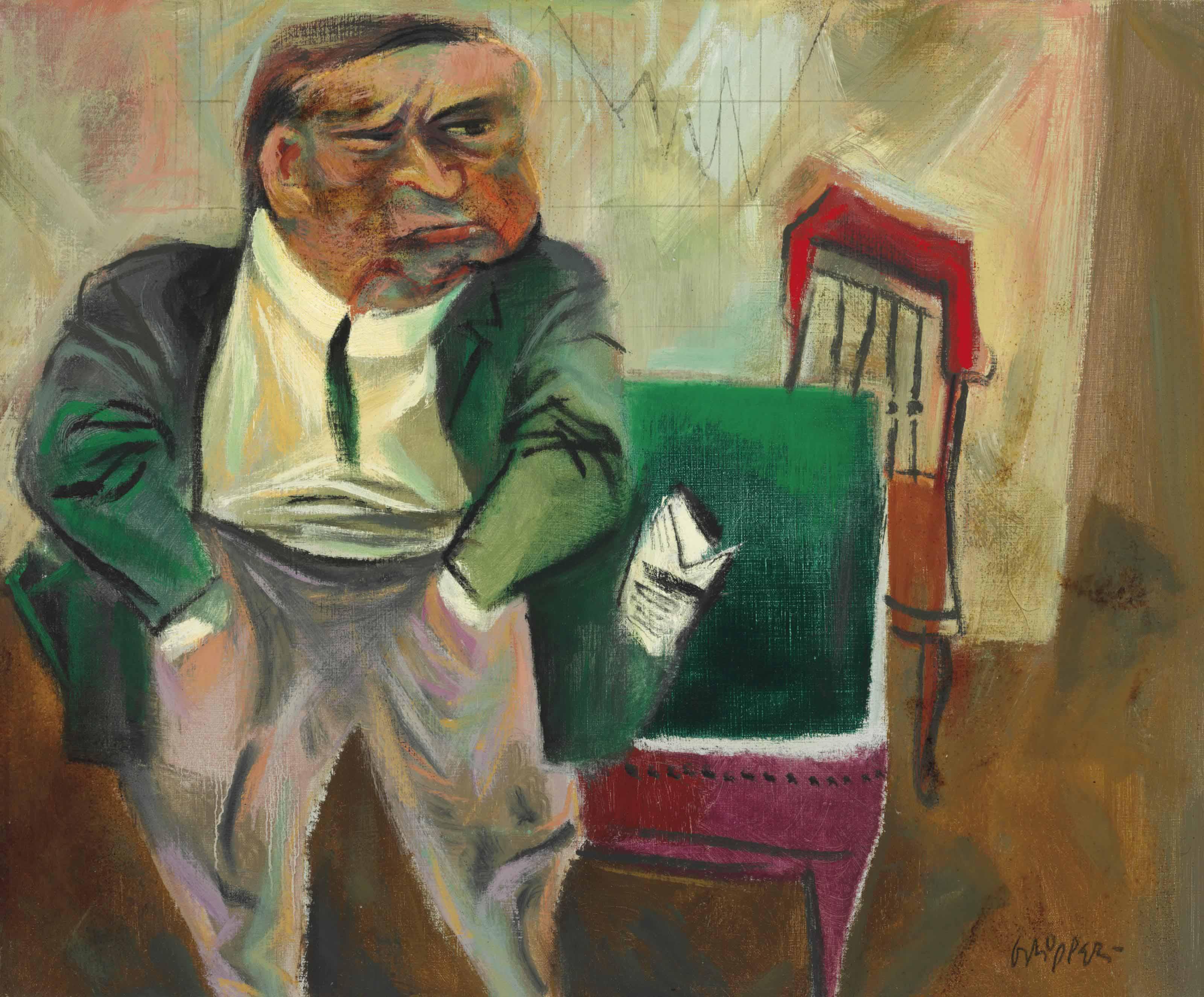 William Gropper - The Operator