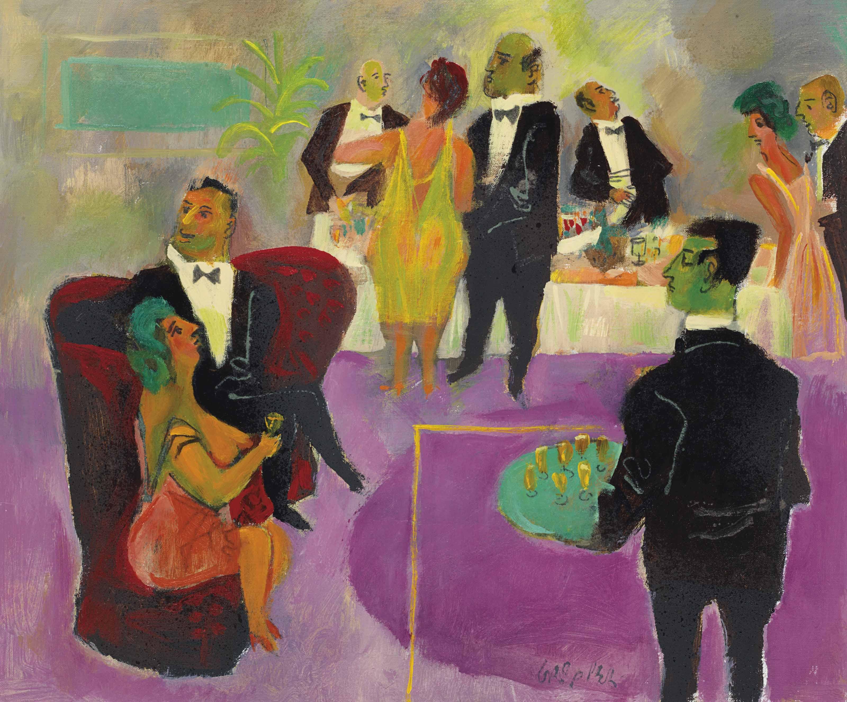 William Gropper - Washington Party