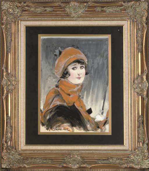 William H. Barribal - The orange girl