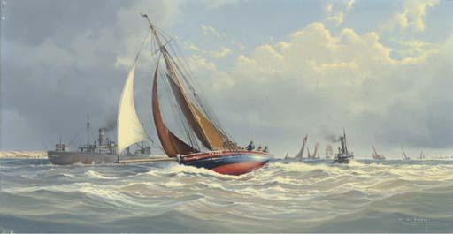 William H. Bishop - The Colchester Smack Sunbeam On The Blackwater