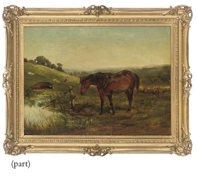 William H. Hopkins - A horse watering, Keynsham, Bath