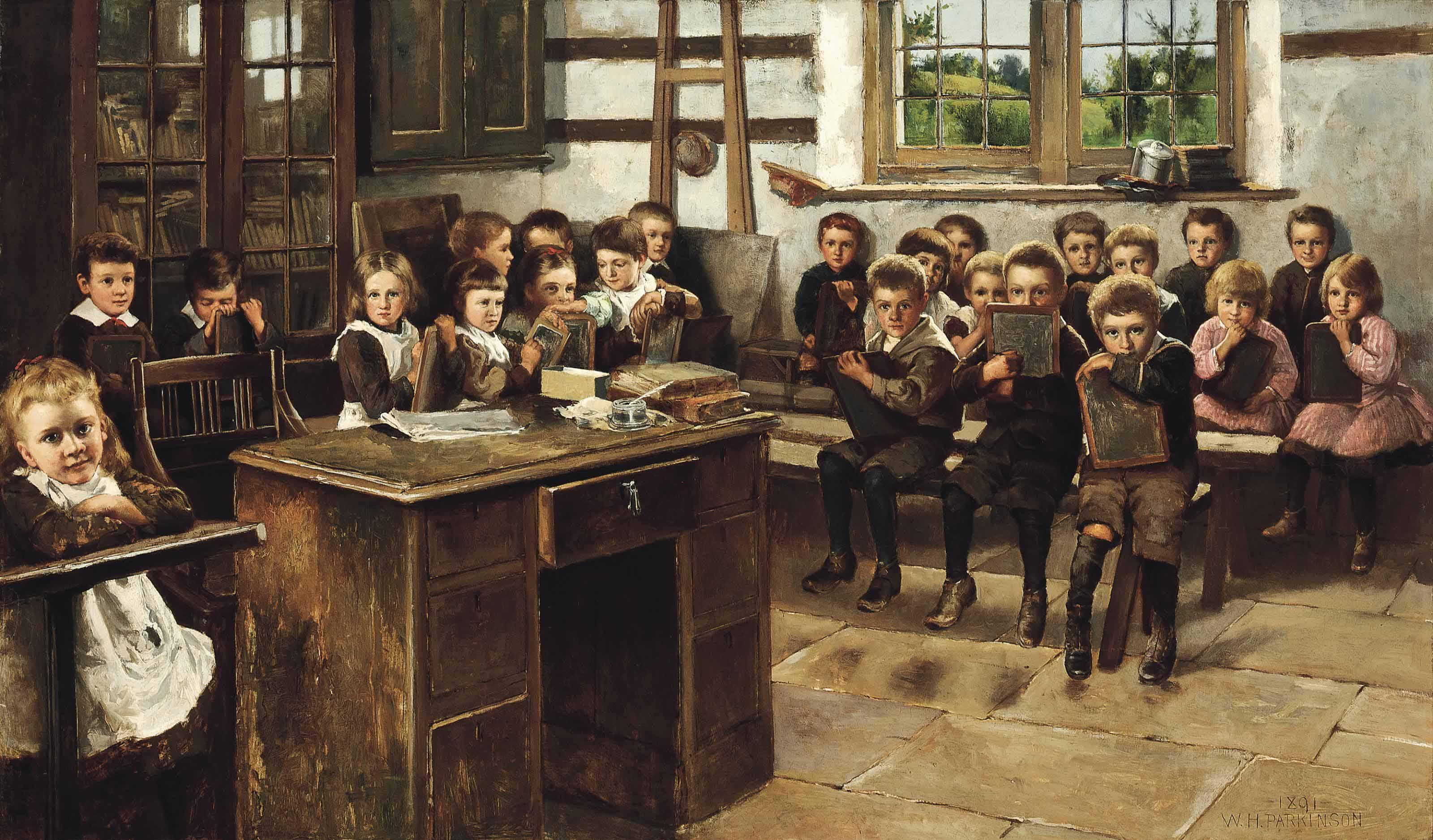 William H. Parkinson - Eager pupils
