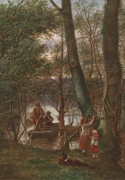 William H. Ward - At the riverbank