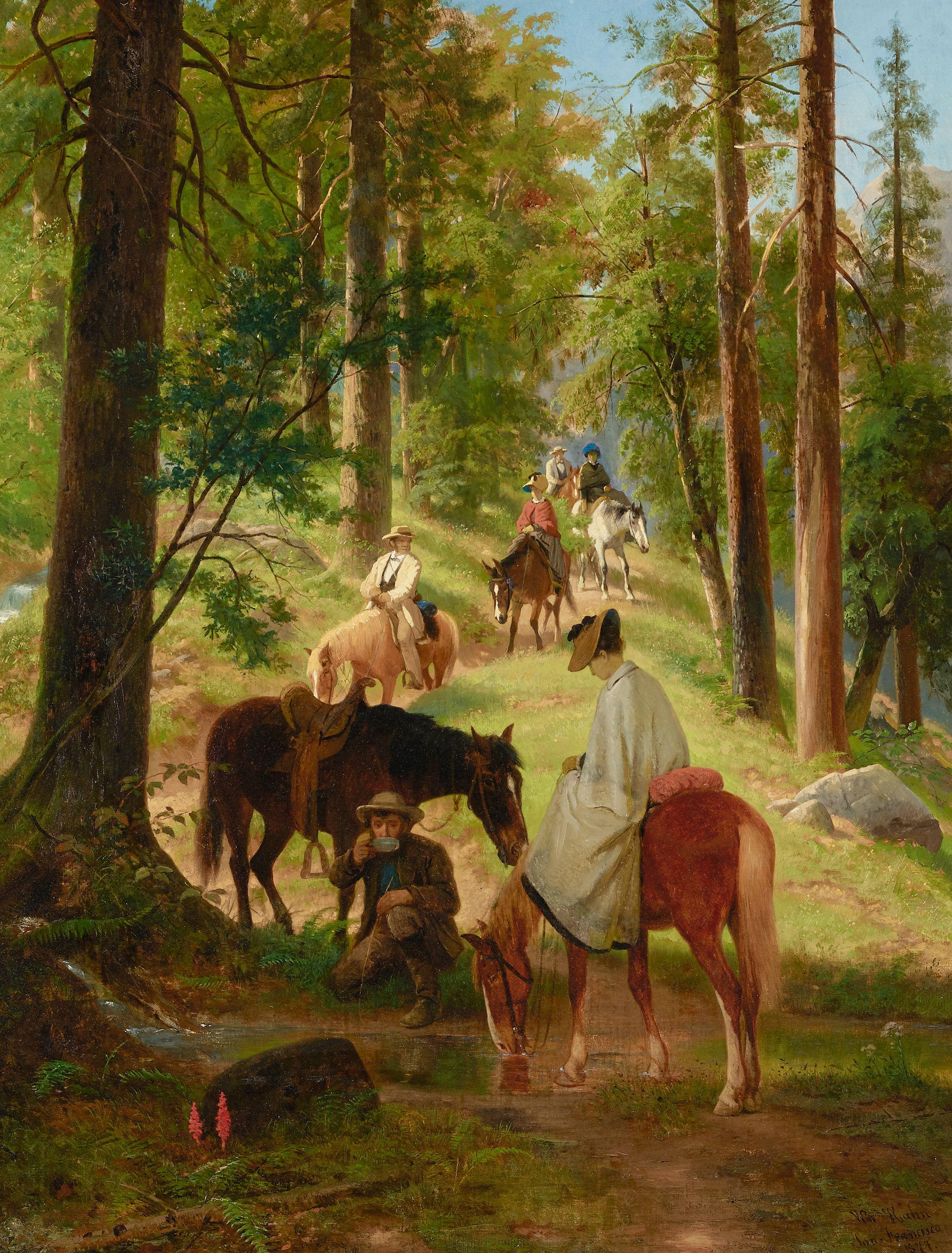 William Hahn - The Return Trip from Glacier Point