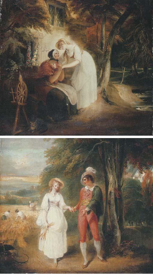 William Hamilton, R.A. - \'Lavinia and her mother\'; and \'Palaemon and Lavinia\'