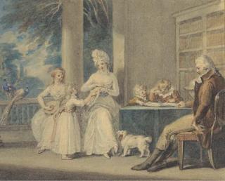 William Hamilton, R.A. - Virtuous love