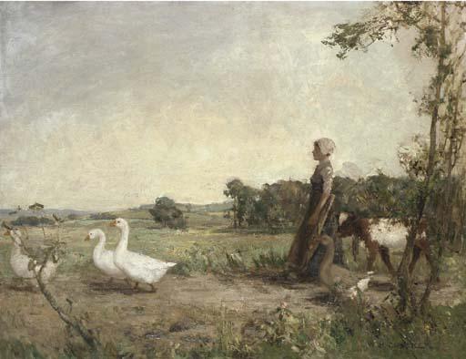 William Hanna Clarke - The Goose Girl