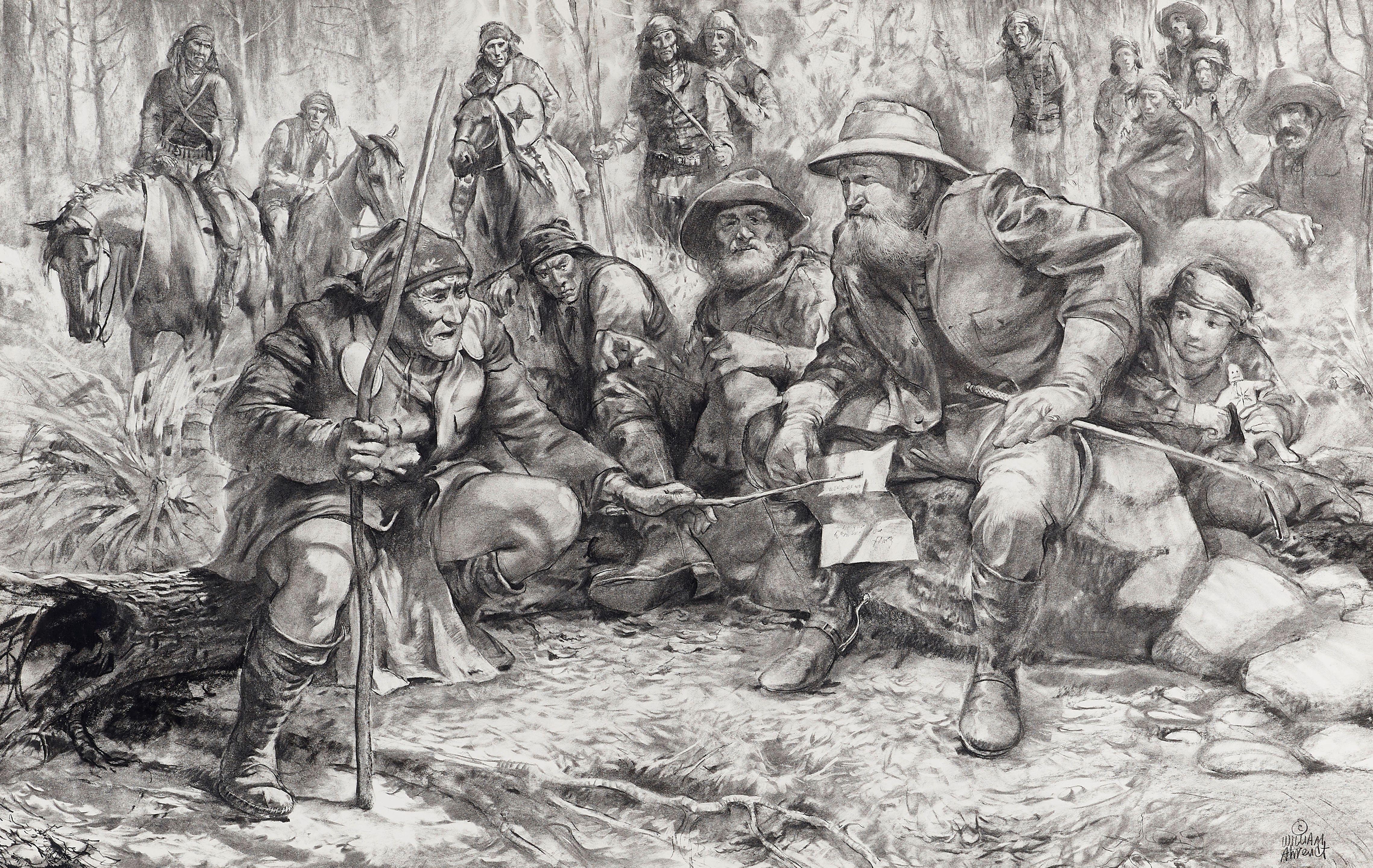 William Harry Ahrendt - Geronimo\'s Meeting with General Crook in Mexico