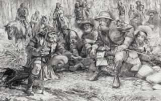 William Harry Ahrendt - Geronimo\'s Meeting with General Crook in Mexico