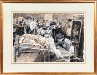 William Hatherell - Making Royal Robes at the Royal School of Art Needlework