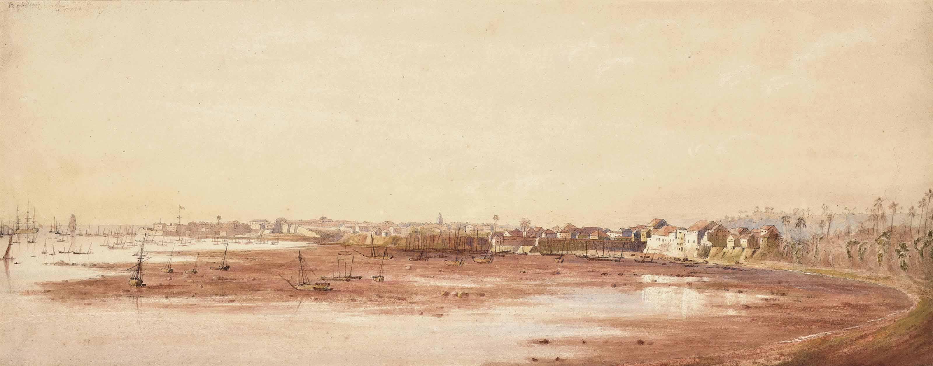 William Havell - A view of Bombay