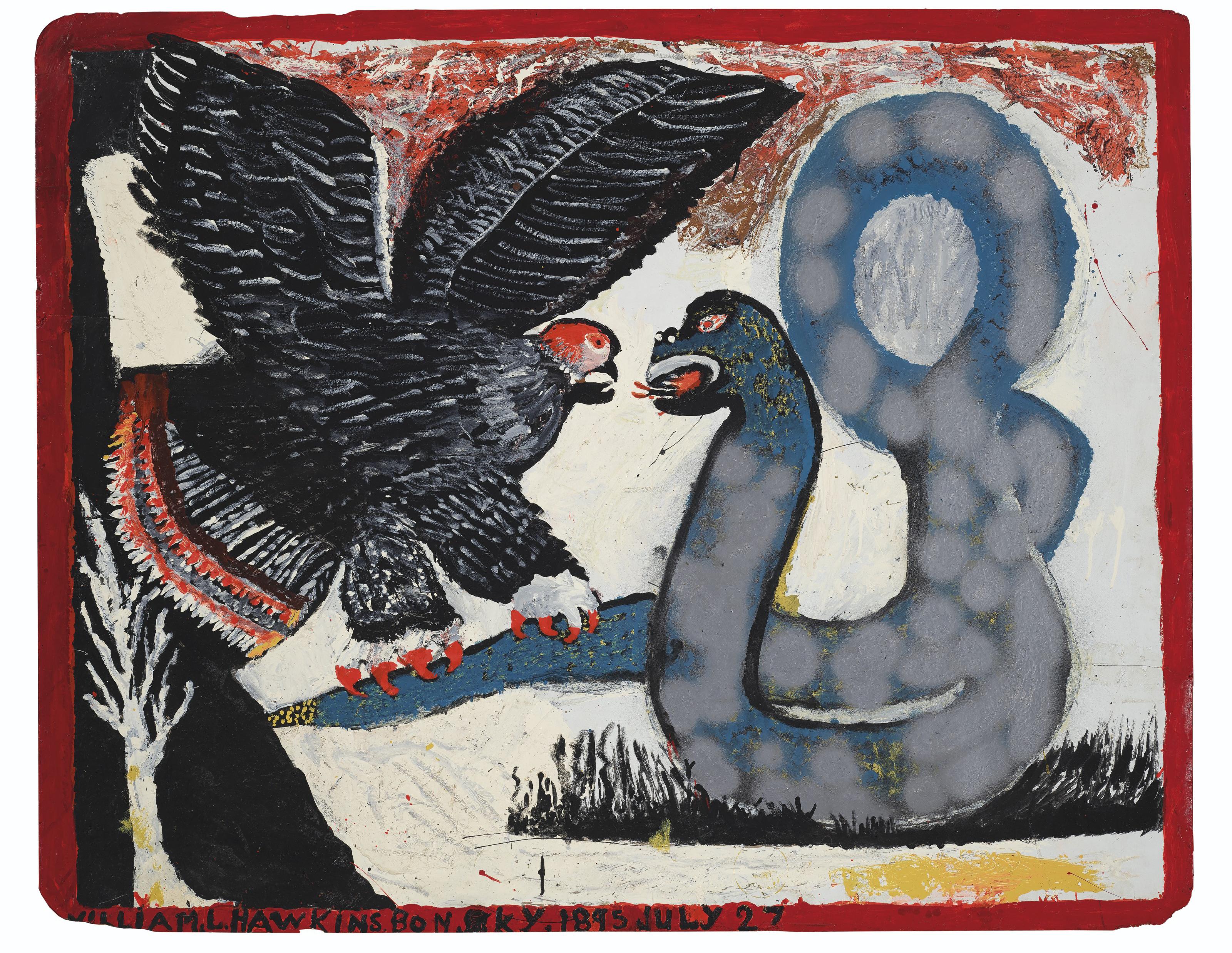 William Hawkins - Eagle and Serpent, circa 1982