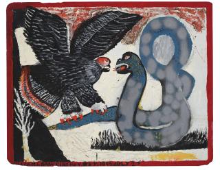 William Hawkins - Eagle and Serpent, circa 1982