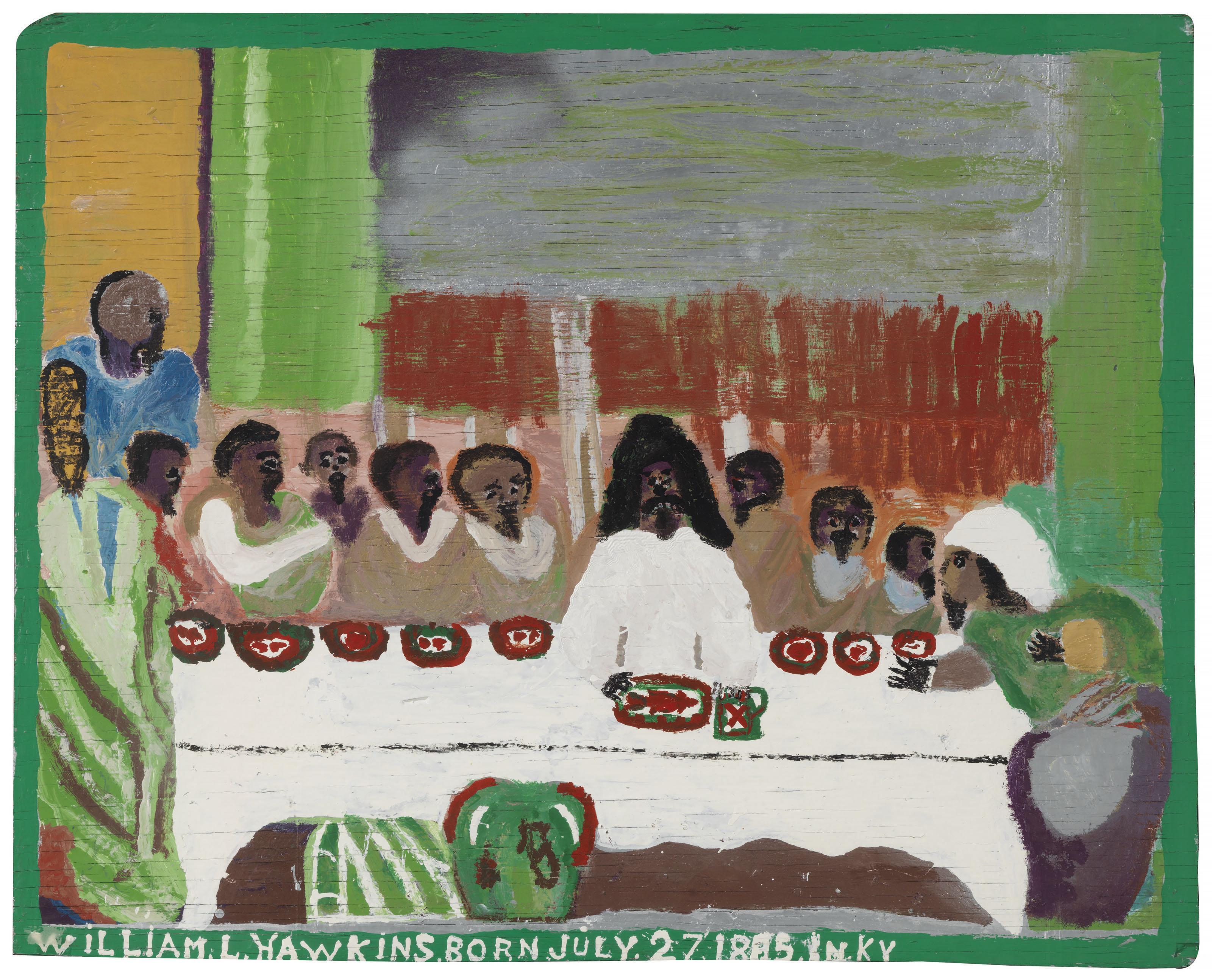 William Hawkins - Last Supper #3, circa 1984