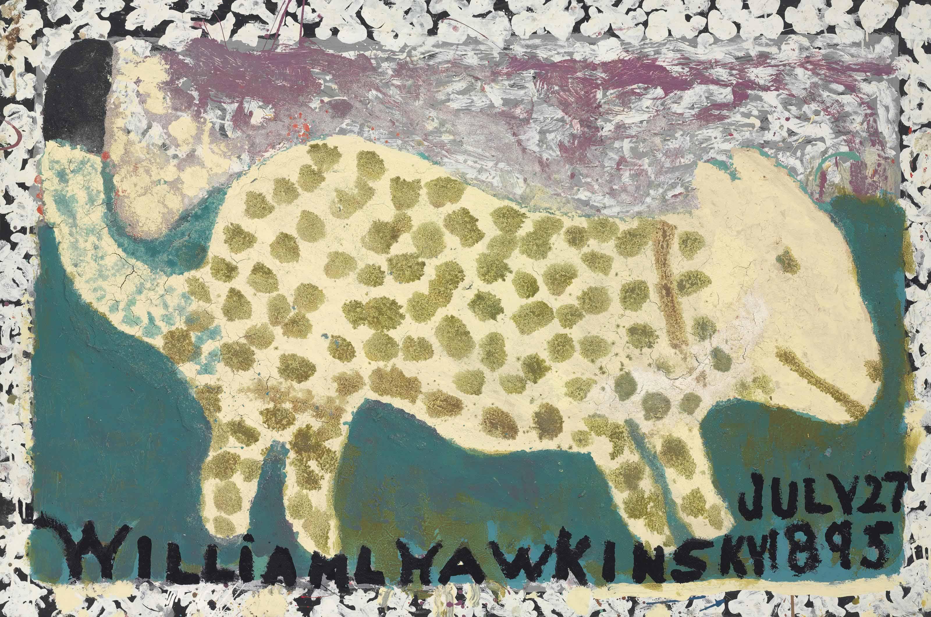 William Hawkins - Spotted Leopard, 1988