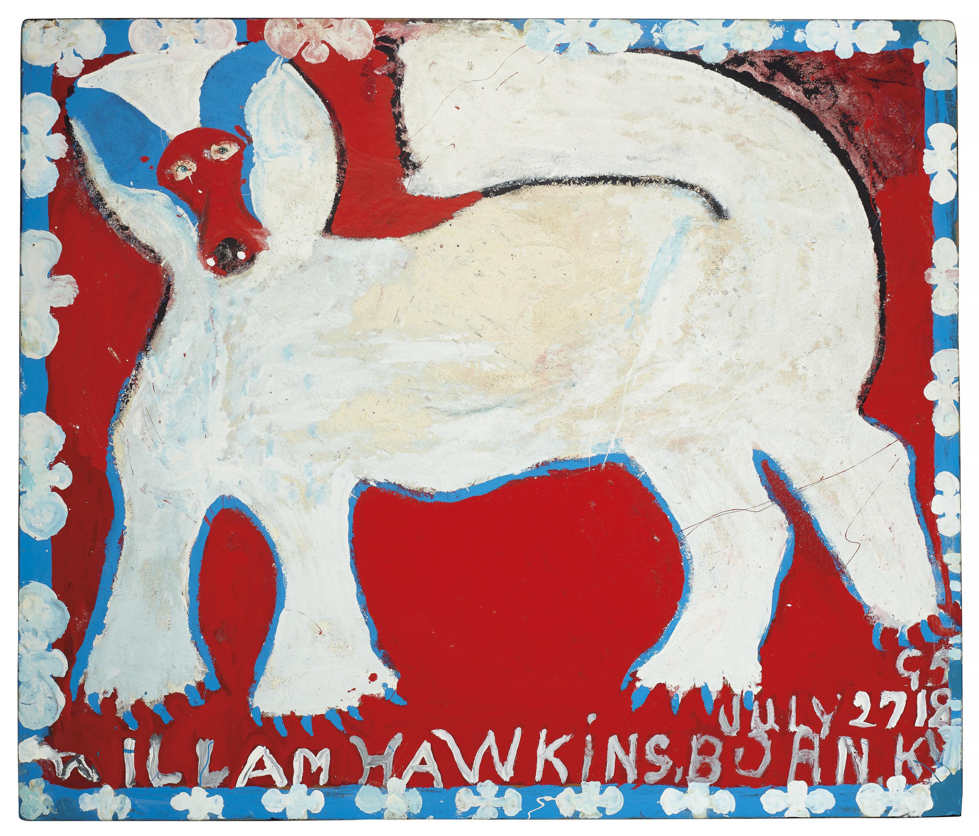 William Hawkins - White Dog, 1988