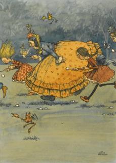 William Heath Robinson - The Egg And Spoon Race