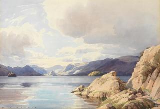 William Heaton Cooper - \'Morning Derwentwater\'