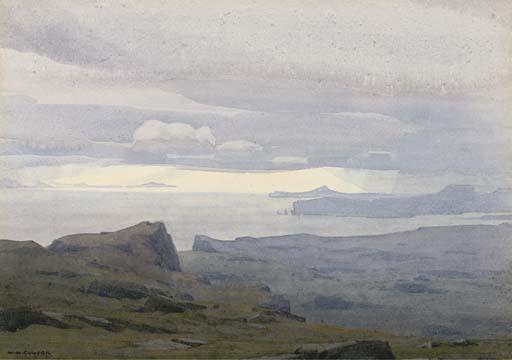 William Heaton Cooper - The Coast of Skye And Outer Hebrides, Sunset