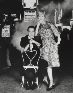 William Helburn - Paul Newman and Joanne Woodward, Times Square, NY, 1960