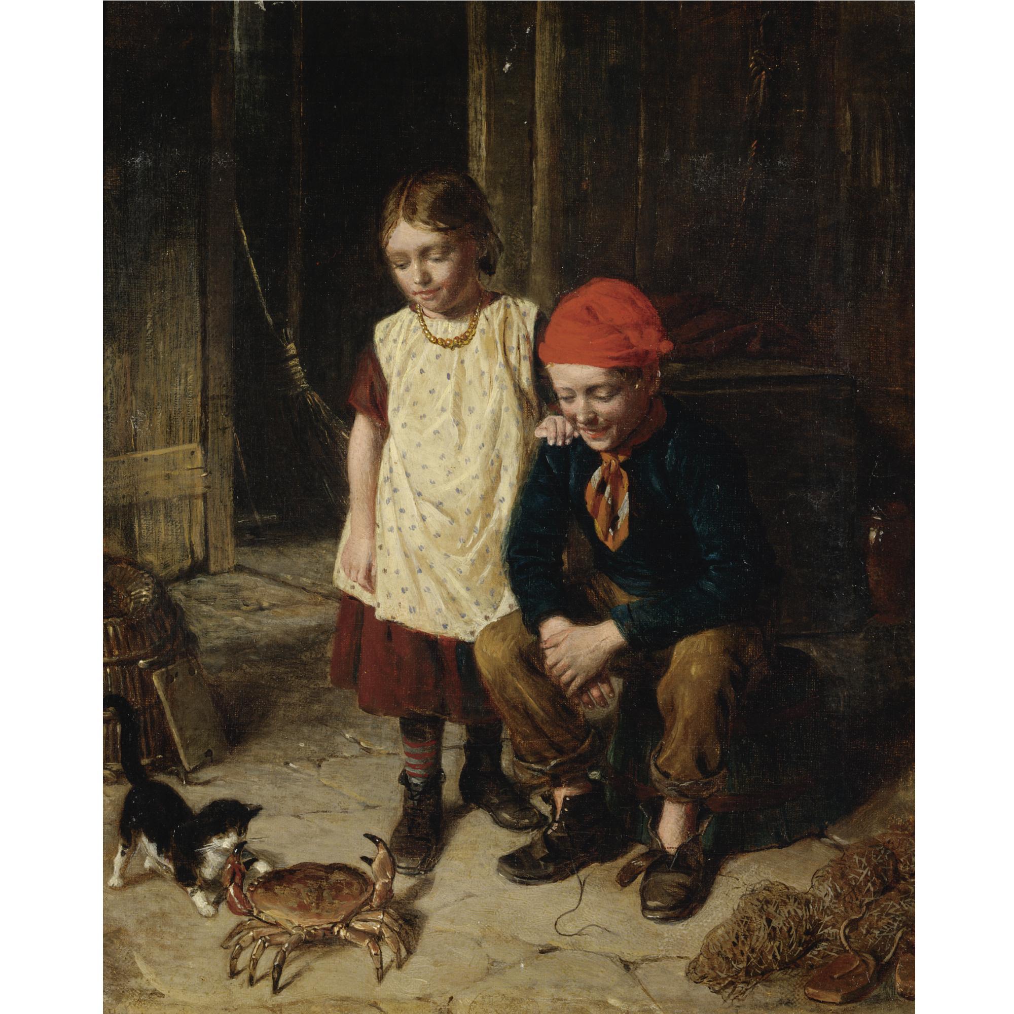 William Hemsley R.B.A. - British Play Mates
