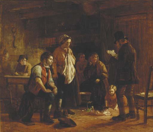 William Hemsley, R.B.A. - The Engrossing Letter