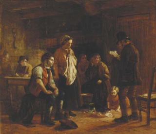 William Hemsley, R.B.A. - The Engrossing Letter