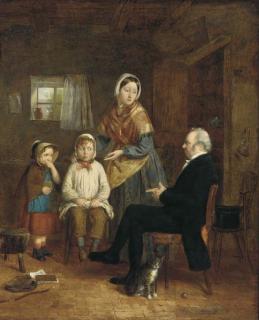 William Hemsley, R.B.A. - The truant detected