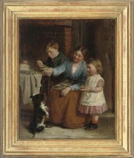 William Hemsley - Begging his bread