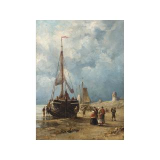 William Hendrik Eickelberg - The Arrival Of The Day\'S Catch