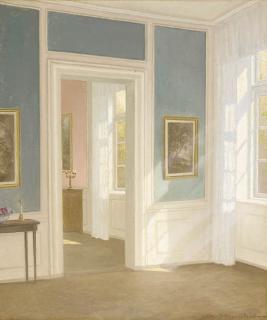 William Henriksen - A sunlit interior