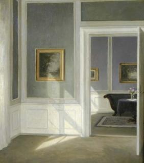 William Henriksen - An Interior With An Open Door