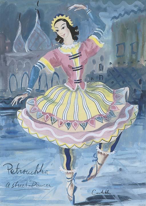 William Henry Archibald Constable - Petrouchka - A Street Dancer