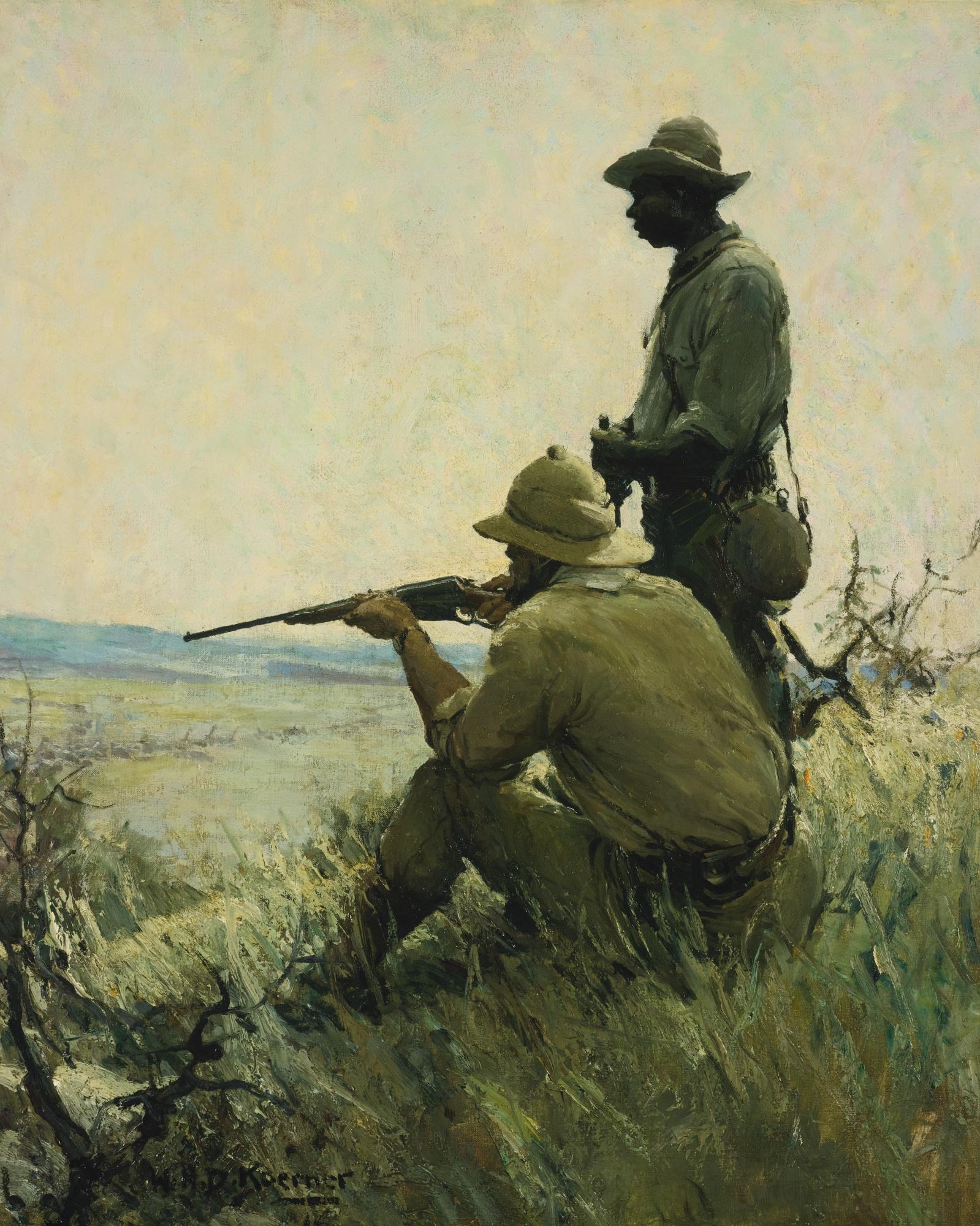 William Henry Dethlef Koerner - Taking Careful Aim