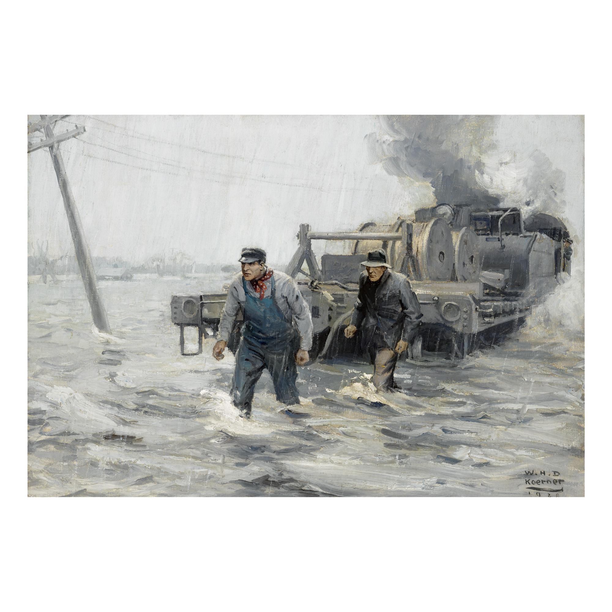 William Henry Dethlef Koerner - Wires Down, Tracks Flooded (The Rescue)