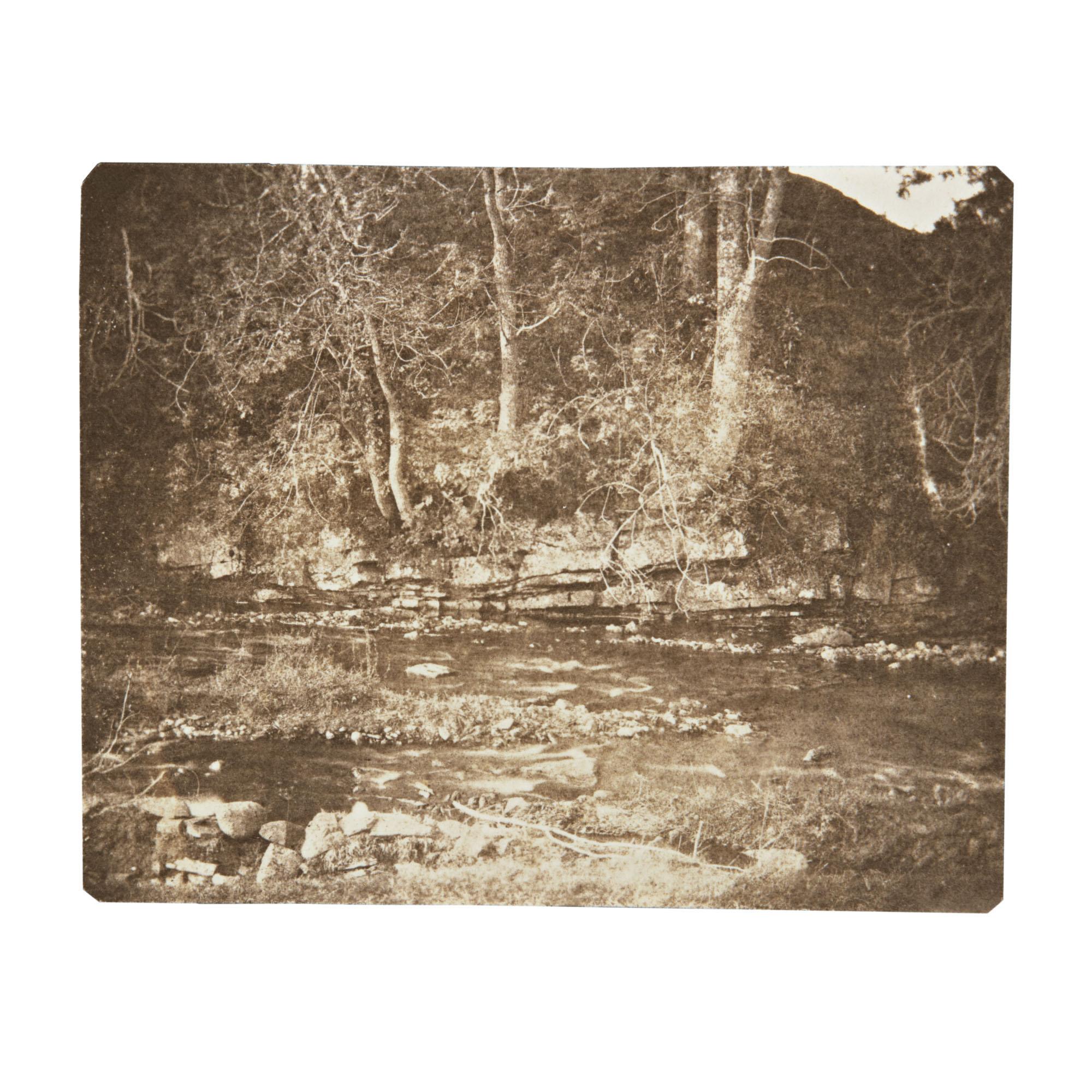 William Henry Fox Talbot - A Mountain Rivulet Which Flows At The Foot Of Doune Castle