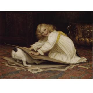 William Henry Gore, R.B.A. - Misbehaving