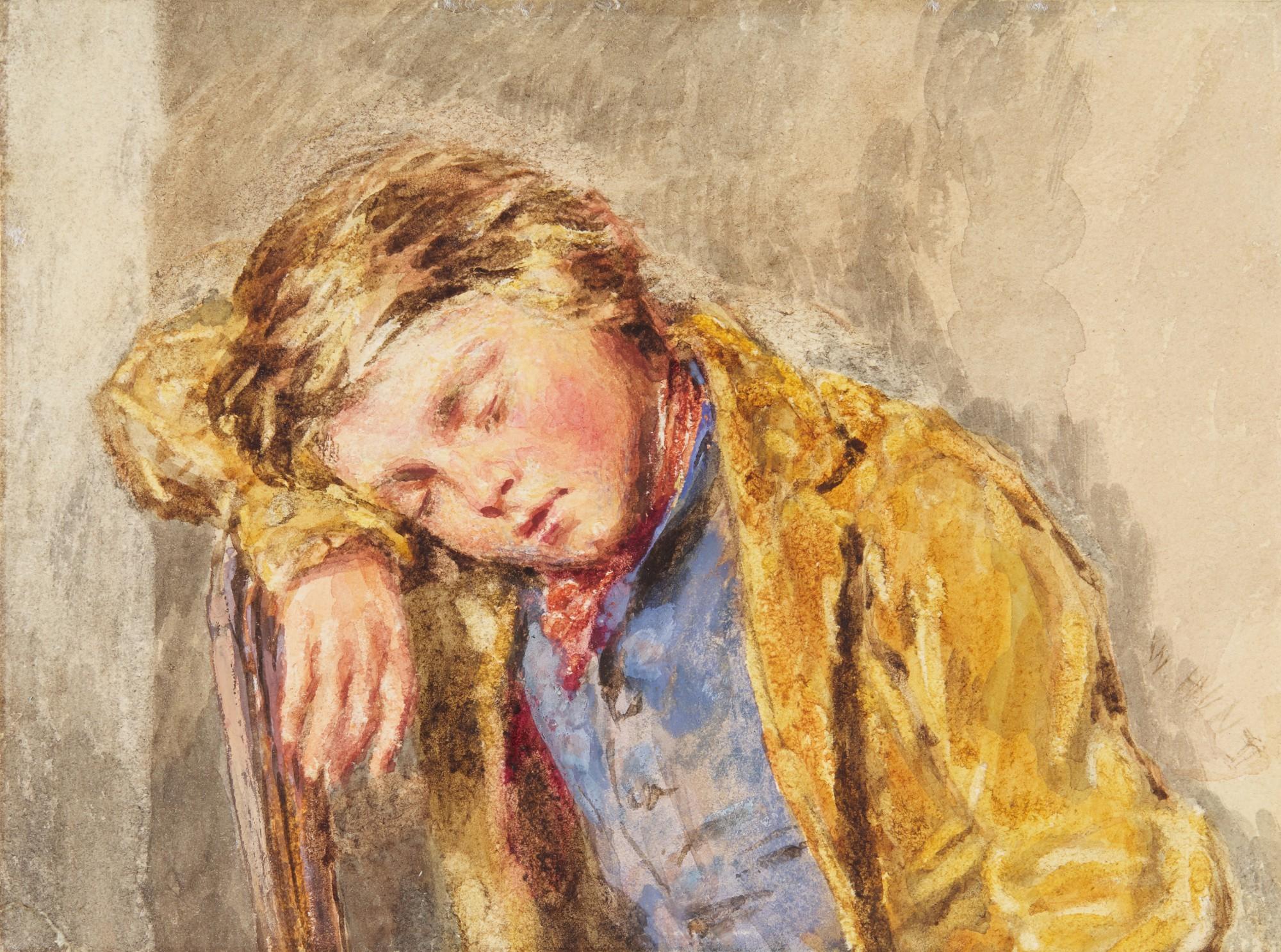 William Henry Hunt - A collection of four figure studies