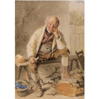 William Henry Hunt - The Carpenter\'S Lunch