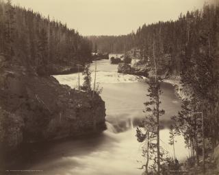 William Henry Jackson - \'Rapids Of The Yellowstone, Above The Falls\'