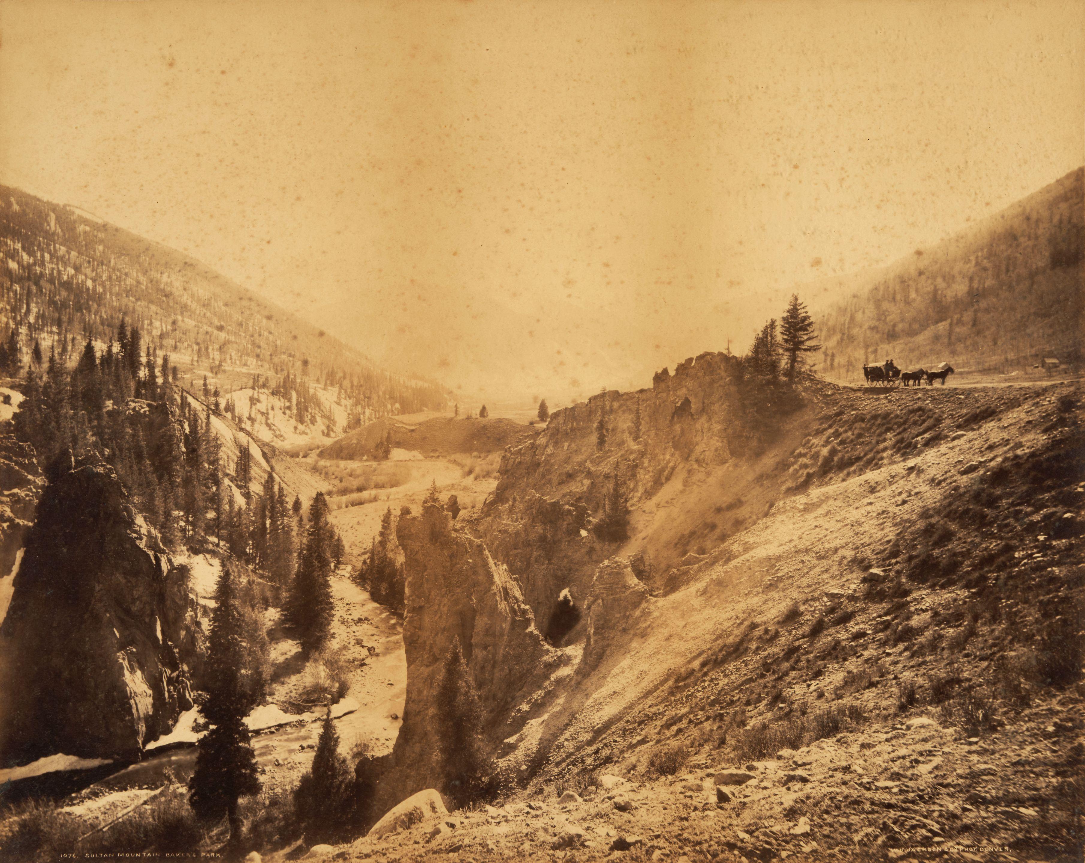 William Henry Jackson - Sultan Mountain, Baker\'s Park