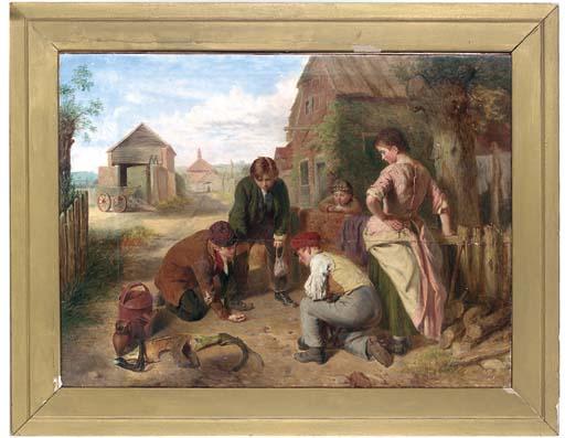 William Henry Knight - The game of marbles