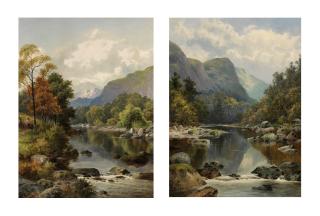 William Henry Mander - On the Mawddach; On the Lledr, a pair