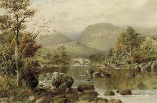 William Henry Mander - On the way to Capel Curig, North Wales