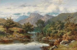 William Henry Mander - View near Bettws-y-Coed, North Wales