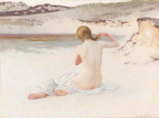William Henry Margetson, R.I., R.M.S., R.O.I. - A Summer Evening