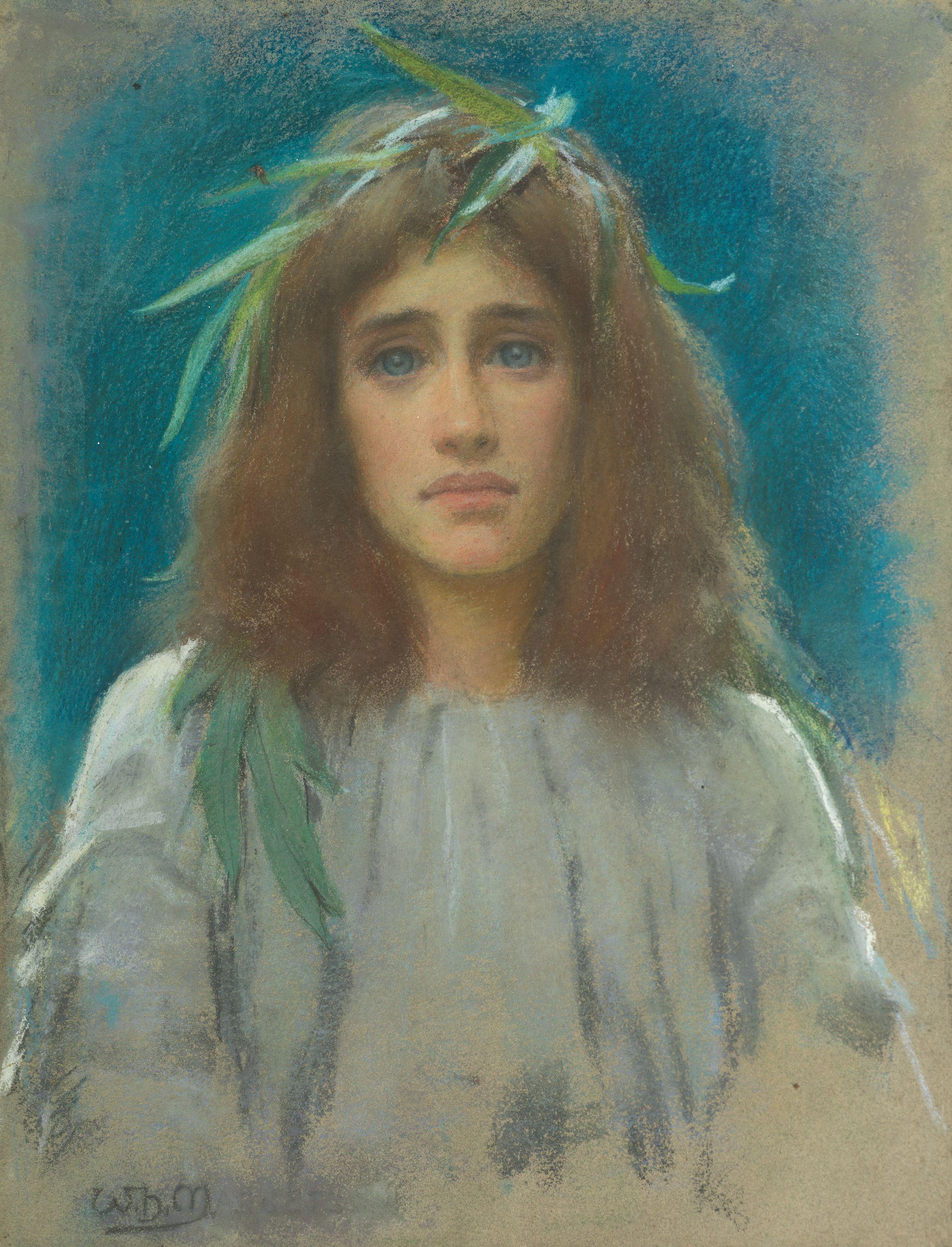 William Henry Margetson RI, ROI - The Willow Garland